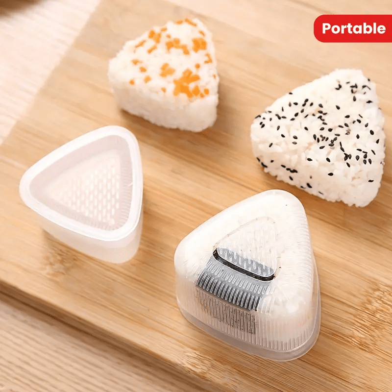 Bento Box - Molde para sushi de 3 piezas,