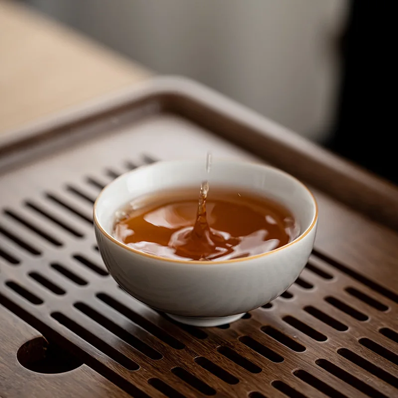 Taza de esmalte gris hielo de  - Japanese Pottery reseña y precio