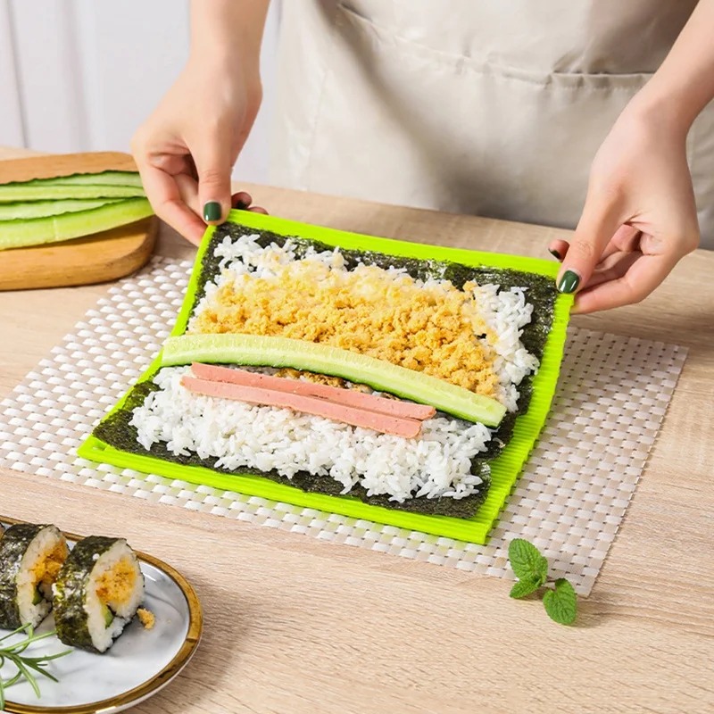 Rollo de mano de silicona para - Sushi Making Kit reseña y precio