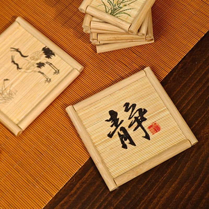 Juego de 5 Posavasos de Bambú  - Japanese Tea reseña y precio