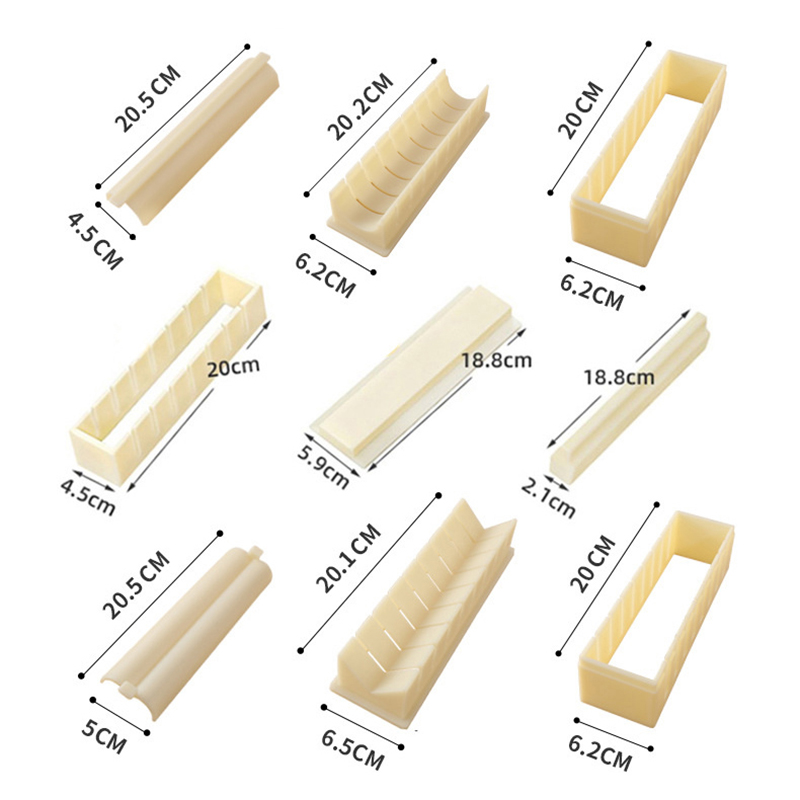 Juego de 3 Moldes para Hacer S - Sushi Making Kit reseña y precio